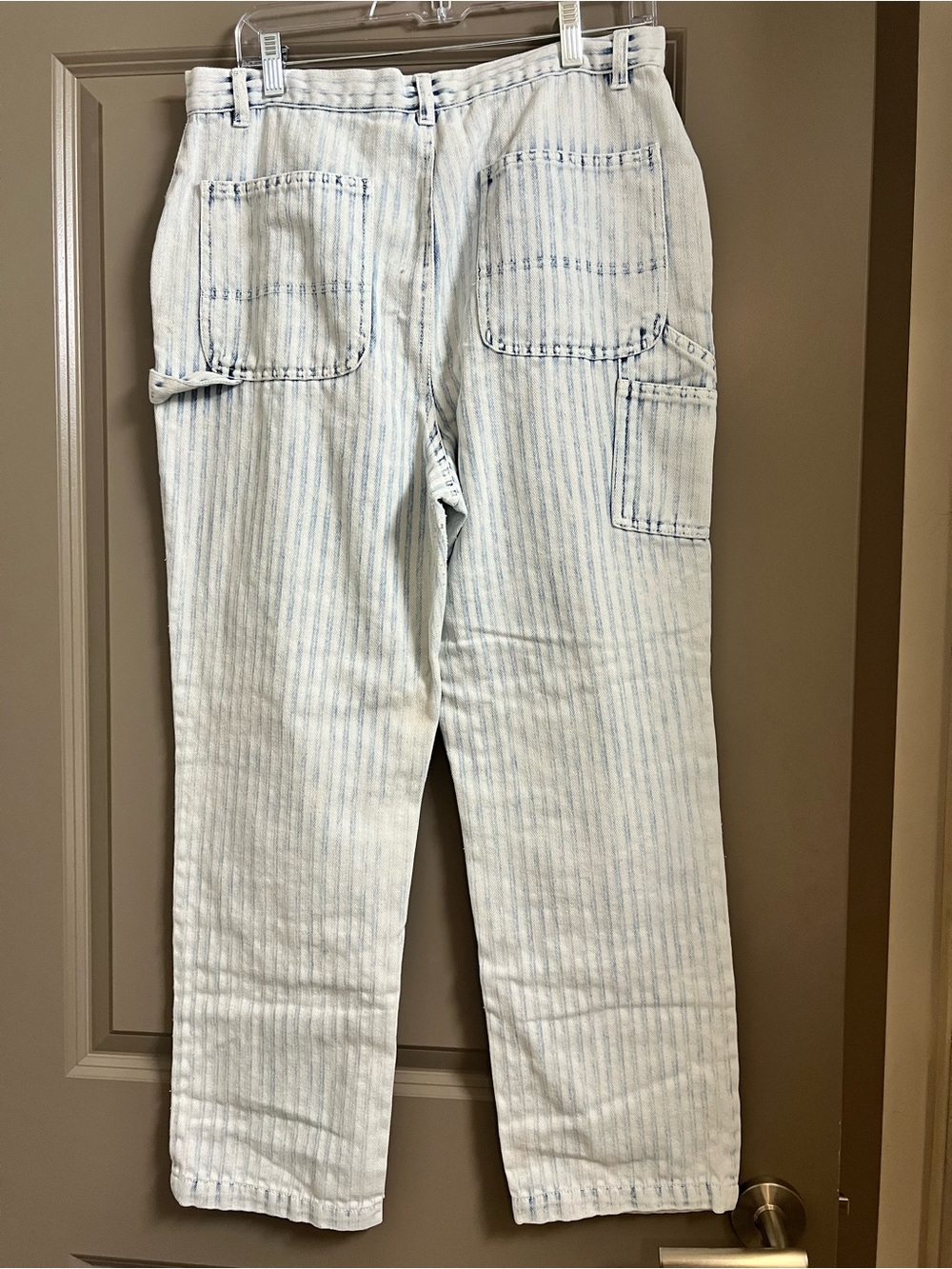 FAHERTY Topsail Carpenter Pants In
Railroad Stripe Size 30 - Picture 3 of 5